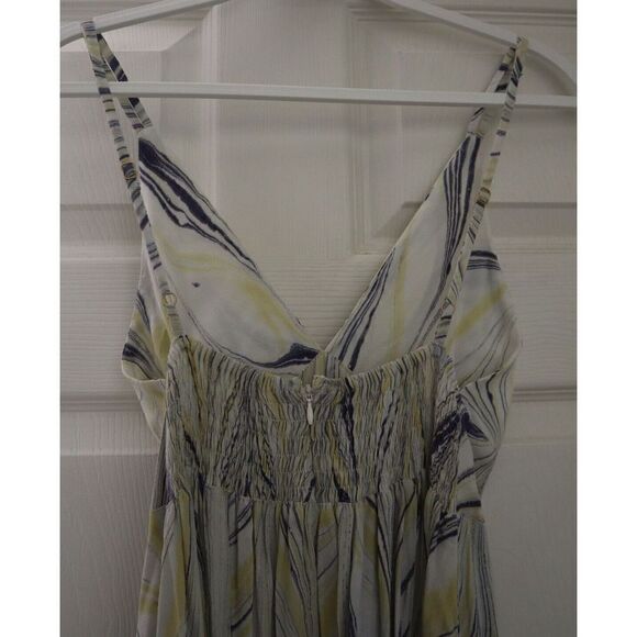 Lusana x Anthropologie Women's Sz Small US 4 Marbled Strappy Midi Dress - Picture 10 of 10